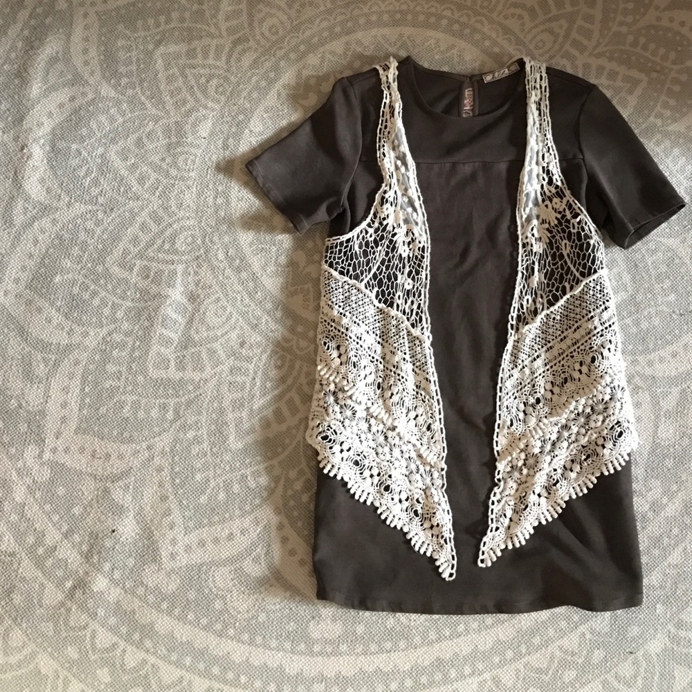 Crocheted vest